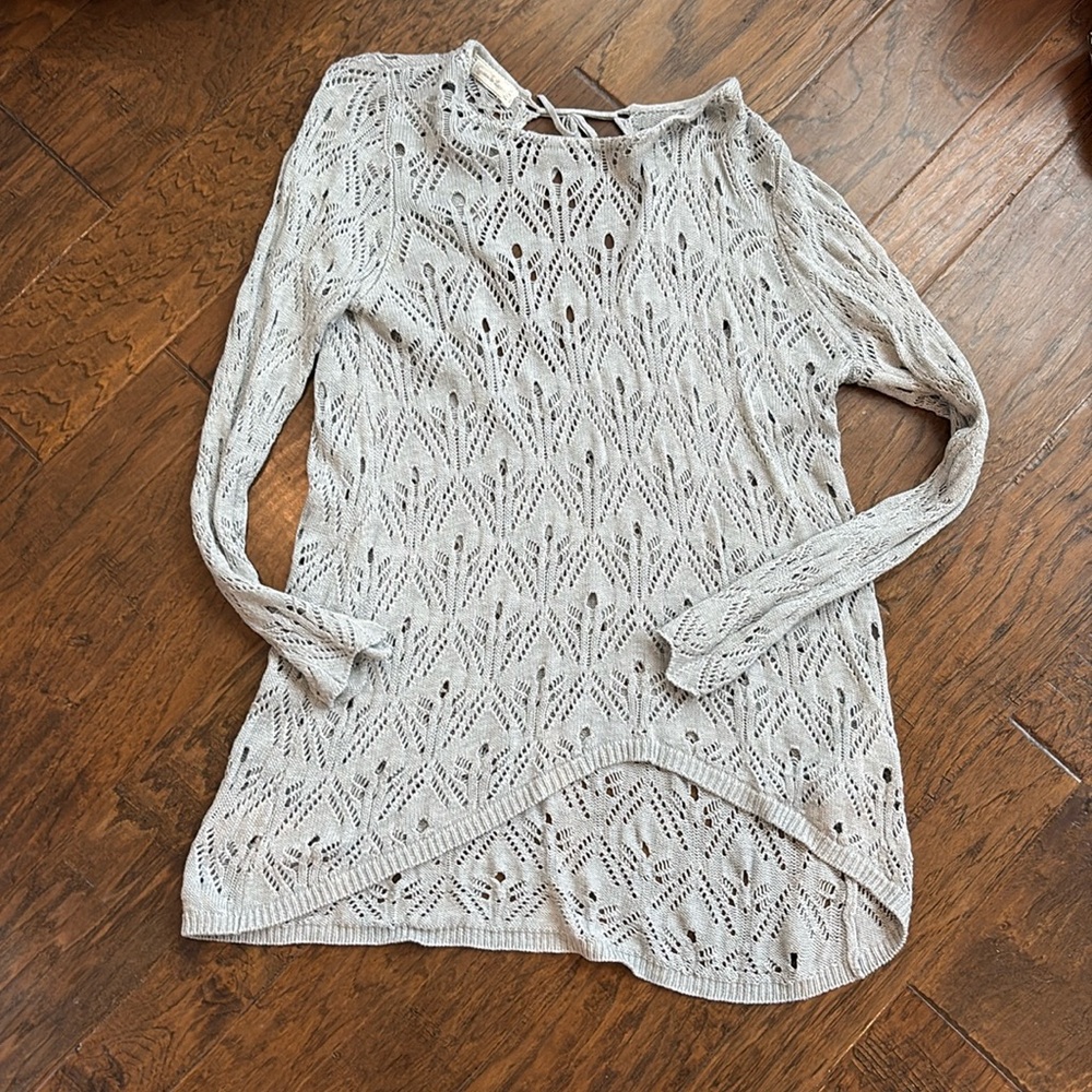 Cute Grace & Lace Eyelet Sweater
